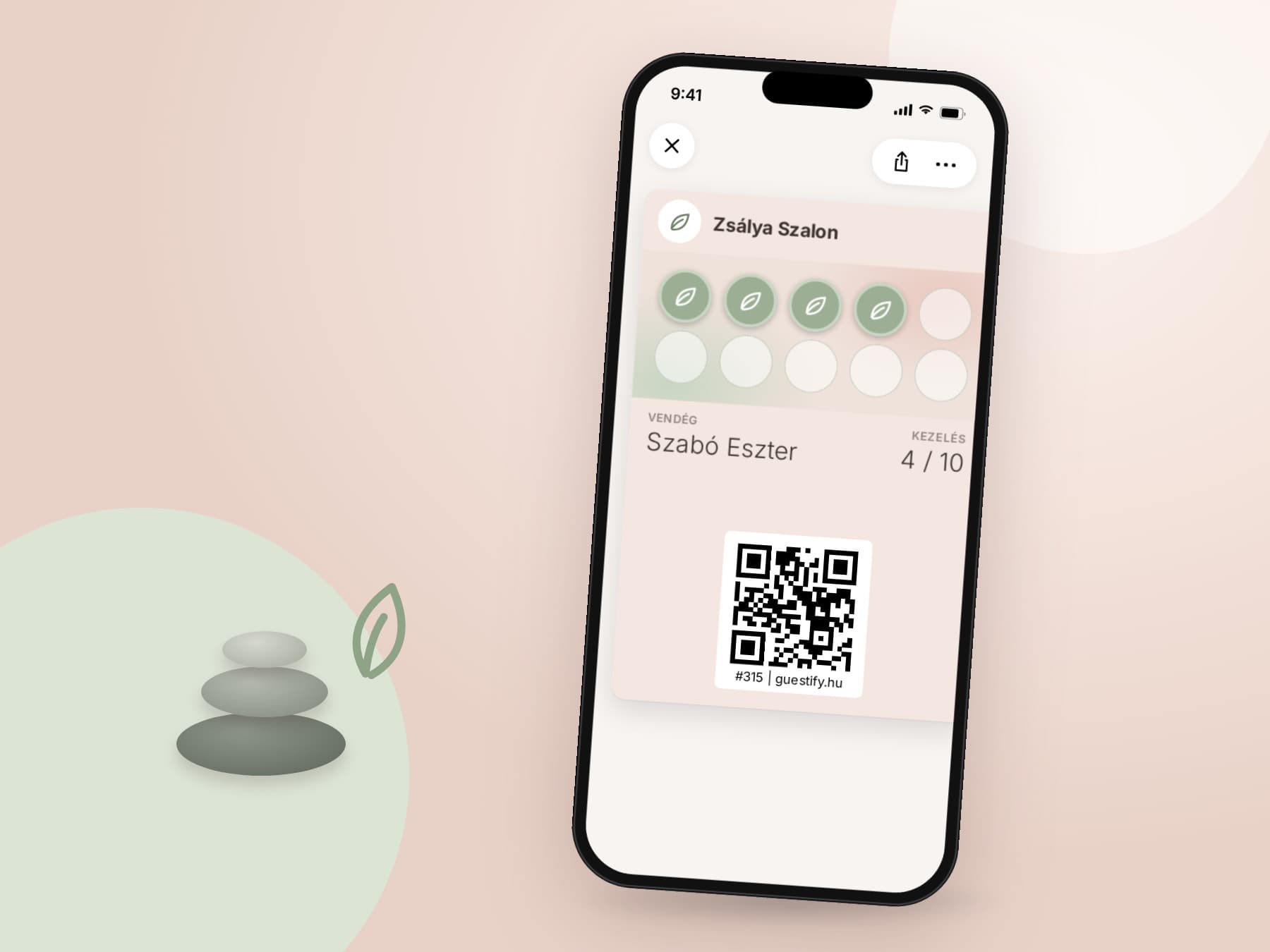 Szalon pecsétkártya — Wallet